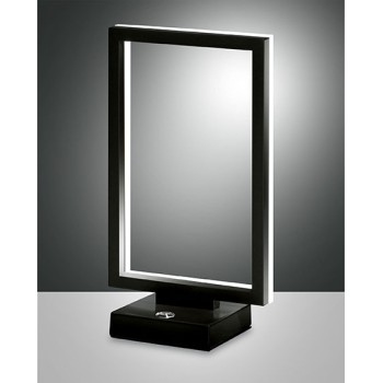 lampe miroir Fabas Luce Ago LED Noir 3720-21-101