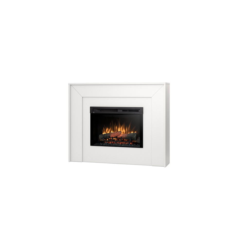 Electric fireplace from the ground Zuni 26 inches in laminate MDF with free installation to Led. Power of 1400watt