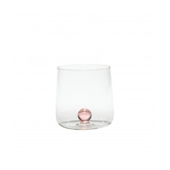 Bicchiere borosilicato Bilia Tumbler Zafferano set 6 pezzi colore Bianco