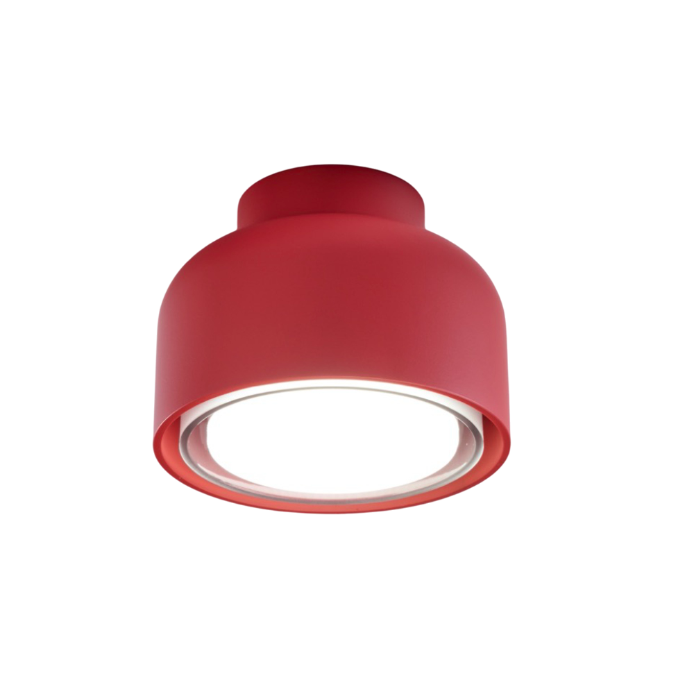 Modern BOTTONE ceiling light in Magenta 1xGX53 aluminum