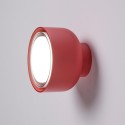 Modern BOTTONE ceiling light in magenta aluminum 1xGX53. With Soft Touch paint from Vivida Internationa