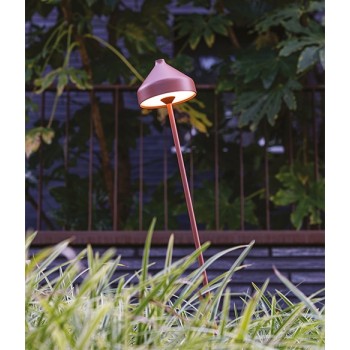 Zafferano AMELIE Lampada a led con picchetto Terracotta ricaricabile e dimmerabile