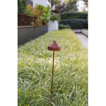 Zafferano AMELIE Lampada a led con picchetto Terracotta ricaricabile e dimmerabile