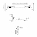 Horizon - Lampada a LED per interni Bianca 14,4W/m - Lampada da parete dal design moderno