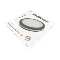 Plafoniera rotonda 36W a led 3600lm Grigia 400cm CCT - Alcapower