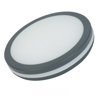 Round LED ceiling light 36W 3600lm Gray 400cm CCT - Alcapower