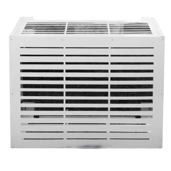 Air Conditioner Cover L86 X D44 X H68 Cm - Linear Air Conditioner Cover In Aluminum