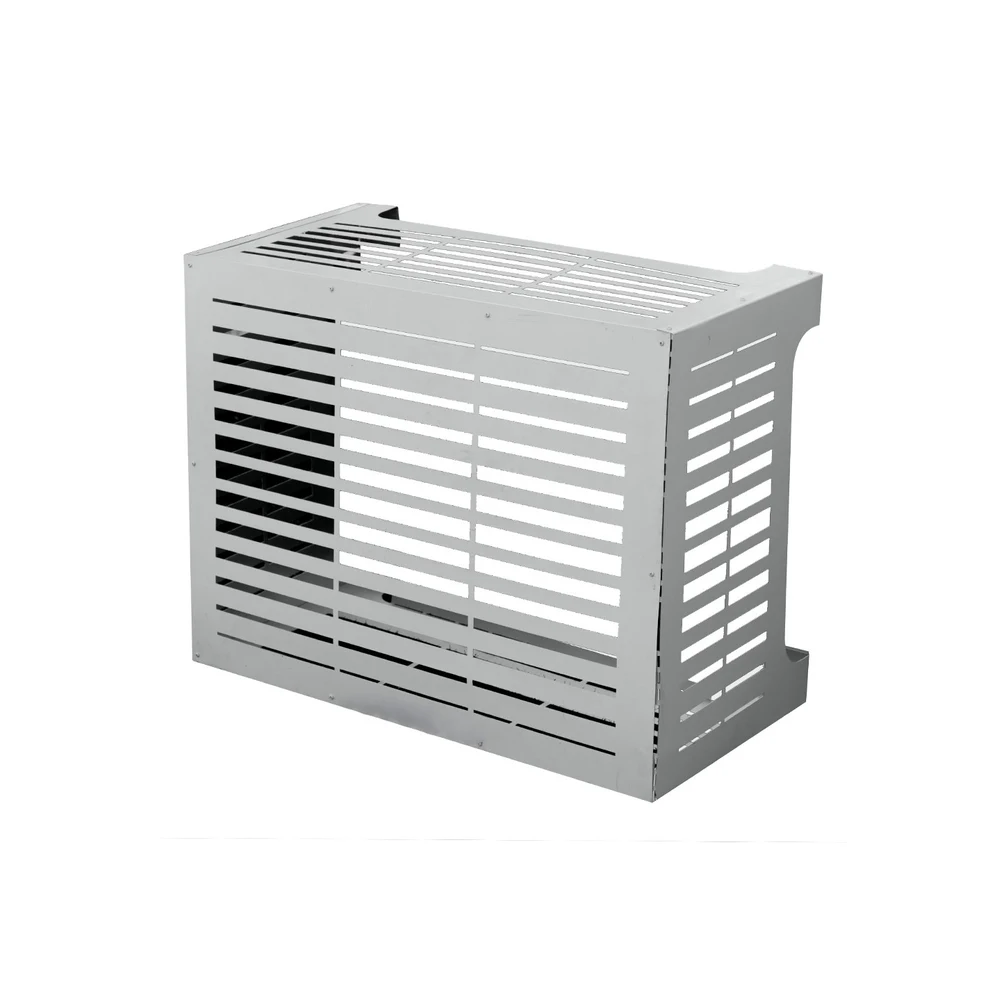 Air Conditioner Cover L86 X D44 X H68 Cm - Linear Air Conditioner Cover In Aluminum