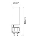 Lampadina a led attacco G12 10W ideale da sostituire le lampadine nei fari da binario o da incasso