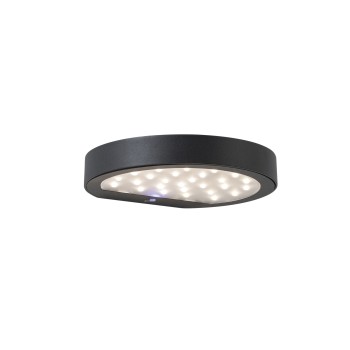 Nap Solar Anthracite Wall Light With 2.2w Led Battery IP54